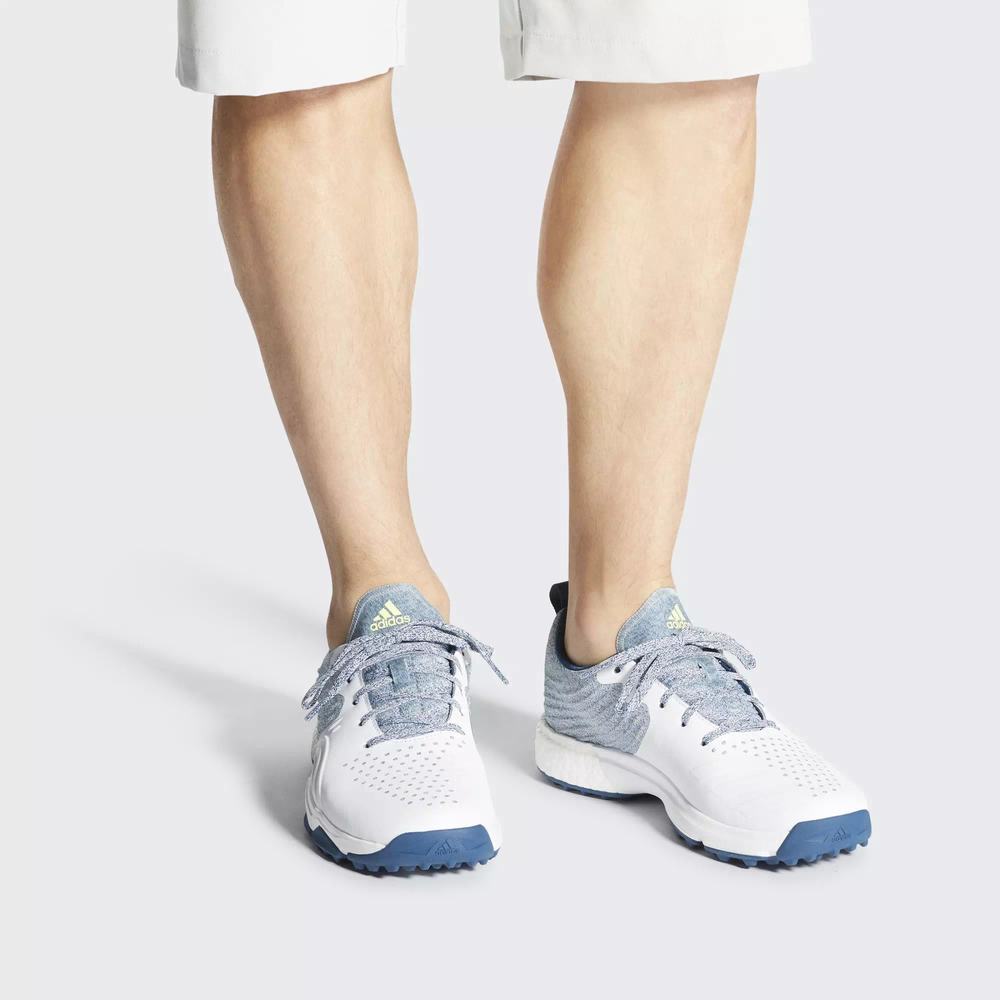 Adidas Adipower 4orged S Tenis De Golf Azules Para Hombre (MX-18813)